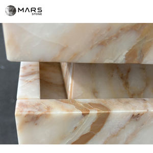 חדש קלאקאטה זהב השיש מודרני שיש לי vities כיור רחצה עמיד למים עם ארון - Product Image 5