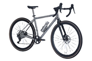 Vélo de route en titane Premium BADAO |   Système de transmission à 11 vitesses, cadre 700c, roues en aluminium légères, freins à disque, roue avant 4A16 en titane - Product Image 1