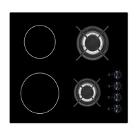 Table de cuisson combinée électrique à quatre brûleurs 60 CM Hybrid 2 Induction Mix 2 Gaz