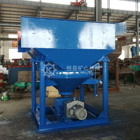 Machine de séparation gravitaire à dents de scie pour l'or alluvial, les diamants, le manganèse, la barite, l'étain et le charbon