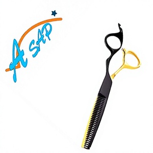 Professional 6" Rainbow Pet Hair Scissors Set 420c Stainless Steel Long Handle Right-Handed Sharp Tip Adjustable Styling Tools - Product Image 3