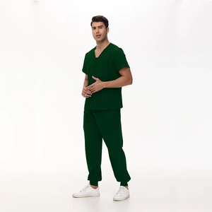Ensemble d'uniformes médicaux extensibles de haute qualité à manches courtes pour femmes, idéal pour les professionnels de la santé et les spas - Product Image 4