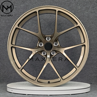Rines de Aleación Maxtera Forjados Personalizados con Diseño RID en Oro y Diamantes para BMW, Porsche, Audi, AMG, 370Z, GT-R, Mustang, Corvette, Supra, Lexus IS