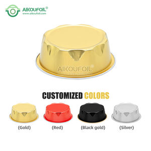 Bandejas <span class=keywords><strong>de</strong></span> aluminio <span class=keywords><strong>de</strong></span> pulgada para catering, desechables, para postres, salsas y alimentos congelados, con láminas <span class=keywords><strong>de</strong></span> dosificación y envasado. - Product Image 3