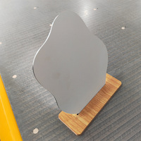 Degao Modern Design Style Customizable Thickness Layout Sample Processing Mirror Table Lens Irregular Cutting Glass Decorative