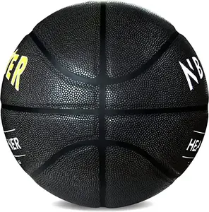 Custom Heavy Indoor And Outdoor Basketball Pu Leather Size 29.5 1.5 Kg/1.3 Kg/1.0 Kg Basketball Overweight Training Black Ball
