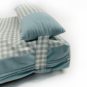 Nueva Cama para Gatos Tipo Sofá de Tela a Cuadros Rectangulares, Cálida para Gatos y Perros, Suministros para Mascotas al por Mayor - Product Image 5