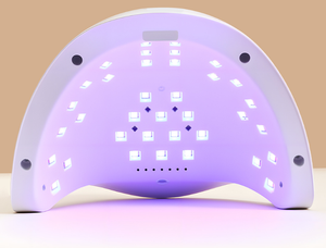 Lámpara de terapia de luz para uñas sin efecto oscurecedor - Lámpara de doble fuente de luz de alta potencia de 120W - Lámpara de belleza para uñas de secado rápido - Product Image 2