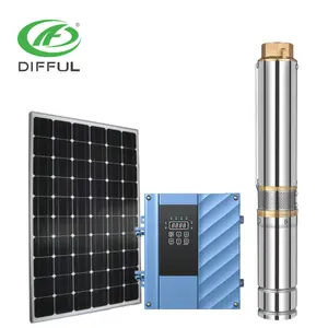 2hp kit solar submersible water pump system for agriculture