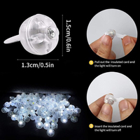 Ballon LED coloré lumière romantique minuscule lampe à boule LED ronde pour décorations de mariage et de fête effets d'éclairage colorés lumineux