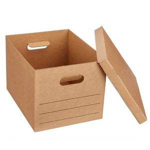 10 Large Archive Storage Cardboard Boxes With Lid For Package Vegetable And Fruit