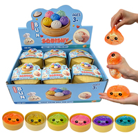 Squishies extensibles en forme de boulette anti-stress, boulette de maltose scintillante avec cuiseur vapeur - Entrepôt USA
