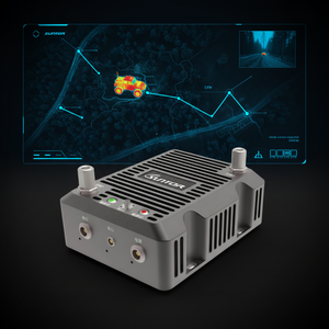MU10 Pro 10W วิทยุตาข่ายกำลังสูงสำหรับยานพาหนะไร้คนขับ ระบบเชื่อมต่อไร้สายระยะไกล 50 กม. ระบบเชื่อมต่ออากาศกับพื้นดิน สถานีเครือข่าย IP Mesh Ad-hoc - Product Image 1