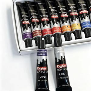Juego <span class=keywords><strong>de</strong></span> Pintura Acrílica <span class=keywords><strong>de</strong></span> 24 <span class=keywords><strong>Colores</strong></span> <span class=keywords><strong>de</strong></span> 12 ml con Caja con Orificio para Colgar, para Pintura Profesional y Arte en Lienzo, Alta Pigmentación y Resistencia a la Luz - Product Image 4