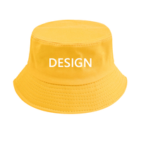 Casquette Bob Personnalisée avec Logo Brodé, Couleur Unie, Style Pêcheur, pour Adulte, Idéale Plage, Décontracté, Extérieur, Fête, Voyage, Motif Carreaux