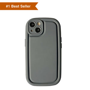 Funda antihuellas dactilares de silicona líquida a prueba de golpes con funda de teléfono con forro de microfibra para iPhone 15 14 13 12 11 - Product Image 1