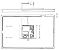 YC-SM08P Panel Táctil de Control Central de 8 Pulgadas con Android 14, RK3576, POE, RS485, WiFi, BLE5.4, IPS para Hogar Inteligente