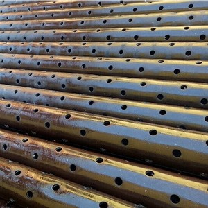 Tabung logam berlubang 25mm, pipa berlubang Stainless Steel 304 316 untuk sistem pembuangan sekrup Flush pipa Spiral <span class=keywords><strong>Net</strong></span> - Product Image 6