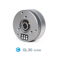 Motor de cardán GL30 KV290 CubeMars con eje hueco de 6 mm, motor CC sin escobillas impermeable IP45 para estabilizador de 3 ejes GoPro, pod de dron LiDAR
