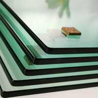 Dômes en verre flotté plat incurvé transparent de qualité fabricant, 4 mm à 19 mm, pour applications murales, toitures, salles de bain et décoration solaire