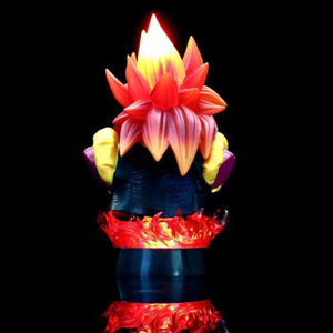 Jouets en résine PVC personnalisés de haute qualité Action & toy <span class=keywords><strong>Super</strong></span> <span class=keywords><strong>Saiyan</strong></span> nouveau style buste toutes <span class=keywords><strong>les</strong></span> sept couleurs glow anime figurines DBZ Gogeta - Product Image 2
