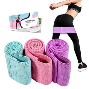 Booty Weerstand Stof Antislip Hip Bands Oefening Bands Voor Alle Niveaus Van Fitness Liefhebbers, Van Beginner Tot Expert