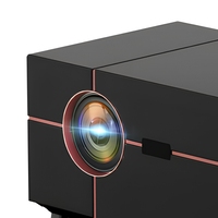 Projecteur portable sans écran Ultra HD 1080P 3D avec WiFi Direct pour cinéma maison et projection murale