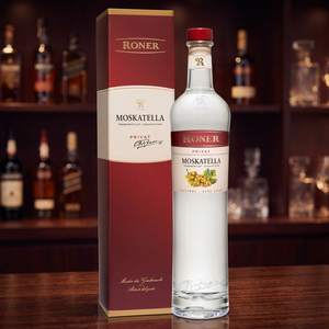 Vino Moscato Premium Roner Acquavite 40% ABV Italia 0.50 Lt 6 Botellas por Caja - Product Image 3