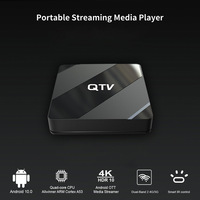 Vente chaude QTV H616 Android 10 décodeur pour IPTV et pour Stalker résolution 4K pour X96 Mini modèle 64 Go ROM processeur Quad Core