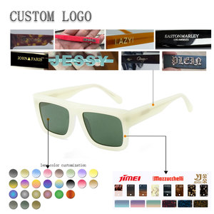 Rectangular Polarized Sunglasses Unisex TAC <b>Eyewear</b> Custom Logo Black Frame for Outdoor Daily Wear - Product Image 2