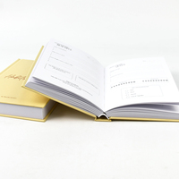 Agenda Personalizada de Tapa Dura, 100 Hojas, Sin Fecha, Metas Diarias, Registro de Gratitud, Tabla de Hábitos, Páginas de Reflexión