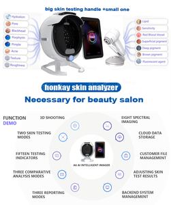 Analyseur de peau A6 AI avec 8 modes d'imagerie spectrale, 3 modes de comparaison, rapport PDF imprimable, compatible IT/US, diagnostic pour salons de beauté - Product Image 4