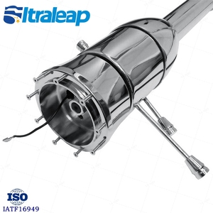 Colonne <span class=keywords><strong>de</strong></span> <span class=keywords><strong>direction</strong></span> chromée à inclinaison manuelle <span class=keywords><strong>de</strong></span> 28 pouces <span class=keywords><strong>pour</strong></span> GM Hot Rod, état neuf, avec adaptateur <span class=keywords><strong>de</strong></span> roue et sans <span class=keywords><strong>clé</strong></span> - Product Image 3