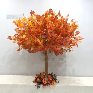 Casamento barato Plástico Maple Willow Plantas Brancos Ramos Comprar Cherry Blossom Árvore Artificial