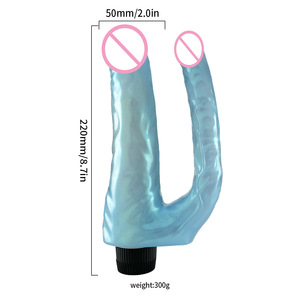 Jiuxi Macaron Color TPE Double-Headed Battery Model Simulated Dildo for Women, Adult Sex Toy JX-QSDZ-013 - Product Image 2