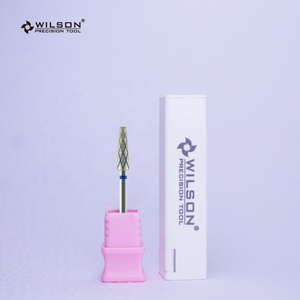 Brocas de diamante de forma cónica larga con ranura de refrigeración de 4,0mm, taladro de uñas resistente al ruido, herramienta de pulido de uñas acrílicas magnéticas para belleza - Product Image 4