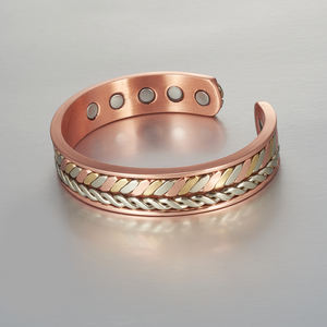 Energinox 브레이드 치유 보석 치료 자기 구리 팔찌 10 PC 관절염 자석 - Product Image 3