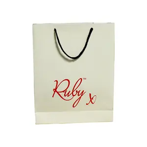 2023 Cheap Price Custom Size Shopping Paperboard Gift Bag With Logo Packaging Clothing Underwear Socks