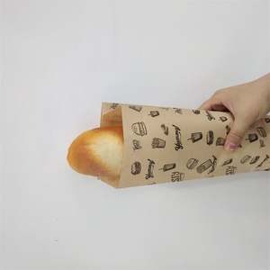 Sac de conservation pour pain en papier kraft brun, long, pour pain français, biscuits, emballage - Product Image 3