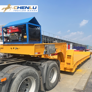 Op Maat Gemaakte 3/4 Assen 60/80 Tonsafneembare Gooseneck Lowbed Lowboy Laagbed Deklader Graafmachine Drager Vrachtwagen Oplegger - Product Image 5