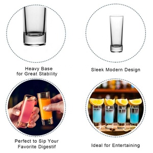 Novedad 2 oz Whisky Tequila <span class=keywords><strong>Shot</strong></span> Glass Gift Set Caja de madera Cóctel Glass Company Promoción Regalos para hombres - Product Image 2