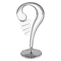 Support de rangement transparent en silicone Yanjin Z25 réglable et écologique pour écouteurs et casques d'ordinateur de bureau