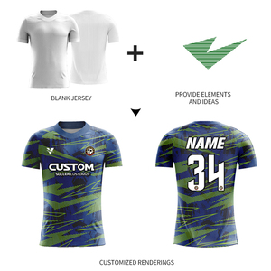 Maillot de Football Original Personnalisé Respirant Version Joueur Kit d'Entraînement de Football en Gros pour Hommes WO-X1555 - Product Image 2