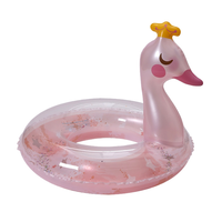Nouvelles bouées gonflables en PVC double couche pour bébés, anneaux de natation, anneaux en cristal, bouées de flottaison sous les aisselles, fournitures aquatiques, en stock pour fabricants OEM