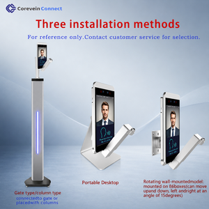 Terminal de contrôle d'accès biométrique personnalisable avec éthylotest pré-emploi, prise en charge SDK OEM, reconnaissance faciale et détection d'alcoolémie - Product Image 4