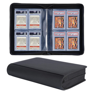 Album de rangement pour cartes classées, classeur pour cartes classées, porte-cartes à fermeture éclair, porte-cartes de collection, portefeuille - Product Image 1