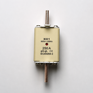 ฟิวส์ GG <span class=keywords><strong>NH2</strong></span>/<span class=keywords><strong>NH3</strong></span>พร้อมไฟแสดงสถานะ LED 200A 630A ฟิวส์แสดงสถานะกระแสสูงสำหรับสวิตช์บอร์ดหลักและกล่องกระจายพลังงาน - Product Image 4