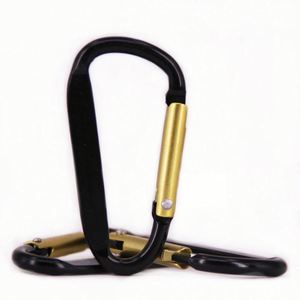 Custom #6 Colorful Hammock Buckle <b>Clips</b> Durable Spring Aluminum D Shaped Carabiner <b>Hook</b> for Camping - Product Image 3