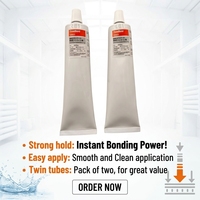 Joint d'étanchéité liquide gris ThreeBond TB1206D du Japon, silicone modifié RTV, anti-affaissement, résistant aux liquides de refroidissement, pour l'automobile