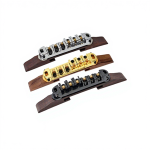 Juego <span class=keywords><strong>de</strong></span> puente para guitarra eléctrica <span class=keywords><strong>de</strong></span> <span class=keywords><strong>jazz</strong></span> <span class=keywords><strong>de</strong></span> 6 cuerdas con placa <span class=keywords><strong>de</strong></span> tracción <span class=keywords><strong>de</strong></span> metal y palisandro, rodillo <span class=keywords><strong>de</strong></span> bola para cuerda inferior trasera y puente superior - Product Image 4